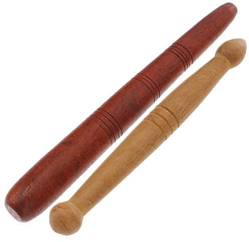 HAPINARY 1Satz Holz Set Akupunktur Massagewerkzeuge Multifunktionale Fußmassage Stäbe zur Triggerpunkttherapie Entspannungs und Akupressur Hilfsmittel