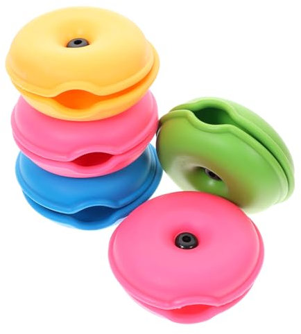 Housoutil 5pcs Turtle Shape USB Charger Reels Cable Protector Cute Wire Organizers for Home Office Travel Random Color