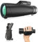 Usogood 12X52 Monocular Telescope, Monoculars for Adults High Power with BAK4 Prisms and FMC Lens, Compact Life Waterproof Monocular for Bird Watching Gifts Hiking Camping with Hand Strap