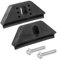 Base Clamp Battery Hold Down Kit, 2 Car Battery Hold Down Clamp & 2 Stainless Steel Bolt Car Accessories Battery Hold Down Kit Compatible with Buick Cadillac Chevy Pontiac, Replace #14005061