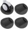 Furniture Castor Cups, 4 PCS Bed Wheel Stoppers, Anti-Sliding Carpet Protector Cups, Caster Cups, Castor Cups for Wooden Floors, Silicone Furniture Coasters Fits to All Wheels of Furniture