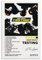 YRAEYWAER Poster Testing By ASAP Rocky (1), ästhetische Dekoration, Wohnzimmer, modern, für Familienschlafzimmer, Schlafzimmer, Wohnzimmer, Wandkunst, Dekoration, Poster, 30 x 45 cm, ungerahmt