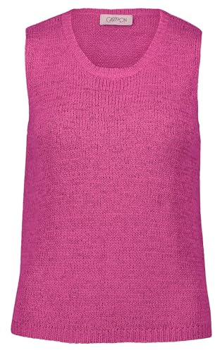 Cartoon Damen Strick-Top mit Rundhalsausschnitt 36, Magenta Haze