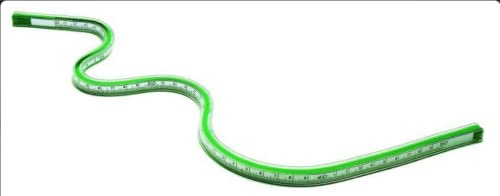 RUMOLD 821050 Flexible Kurvenlineale mit mm-Teilung, 50 cm