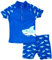 Playshoes zweiteilig Schwimmshirt Badeshorts Badebekleidung Unisex Kinder,Hai,110-116