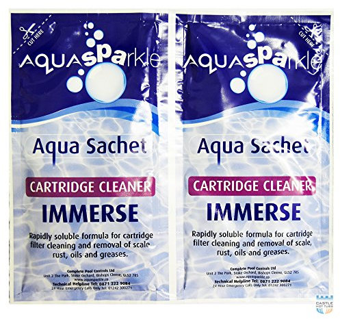 2 cartuchos de filtro de inmersión limpiador de jacuzzi, spa, 50 g
