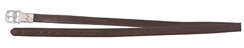 Henri de Rivel Triple Covered Grippy Close Contact Stirrup Leathers - Havana - 48