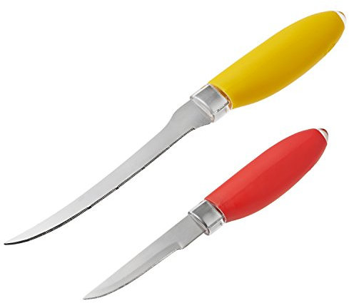 Tefal K0612314 Fresh Kitchen Set de 2 Couteaux à fruit Acier Inoxydable Multicolore 21,3 x 2,7 x 16 cm