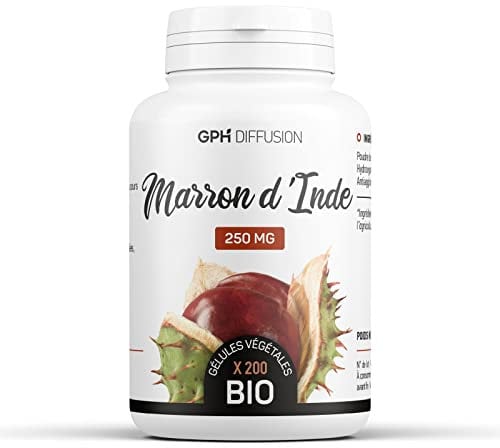 Marron d'Inde Bio 250mg - 200 gélules végétales 250 mg