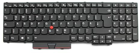 IPC-Computer Lenovo ThinkPad P50 (20EQ/20EN) Tastatur DE (deutsch) schwarz mit Backlight und Mouse-Stick