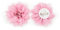 PrettyBoutique 7cm Chiffon Flower Brooch Corsage Safety Pin Dress Hat Bag Decoration Accessories (Dusty Pink)