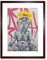 Wee Blue Coo LTD Baby Trump Graffiti Art Print Framed Poster Wall Decor 9x7 inch Wand Deko