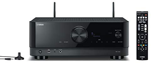 Yamaha Ricevitore Home Cinema RX-V4A 5.2 Canali, Capacità 4K/120Hz, Bluetooth integrato, USB e WLAN, compatibile con MusicCast e Alexa