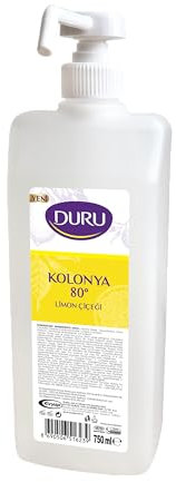 Duru Einfache Anwendung für professionelle Friseure und Köln-Enthusiasten, Spray mit einfacher Pumpe, Zitrone, 750 ml (1 Stück)