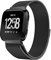 Strap-It Milanese Armband (S) - kompatibel mit - Fitbit Versa - Armband - Schwarz - fur Fitbit Versa 2 - Fitbit Versa Lite
