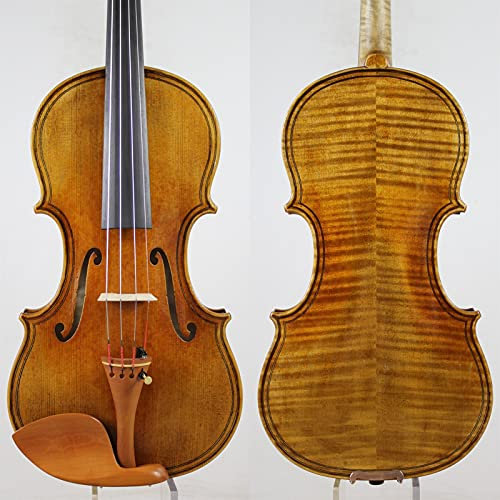Handgemachte Violine Natürliche Luftgetrocknete 60 Jahre Reine Fichte Professionelle Violine 4/4 Student Violine