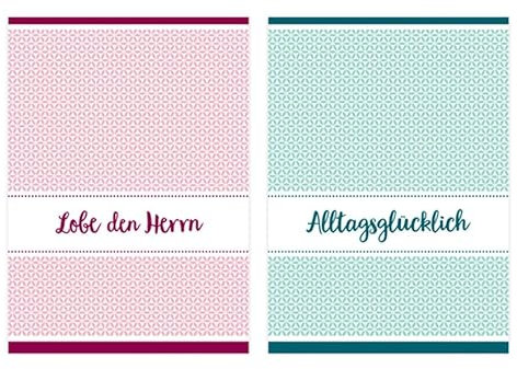 Gerth Medien Geschirrtuchset - Lobe den Herrn