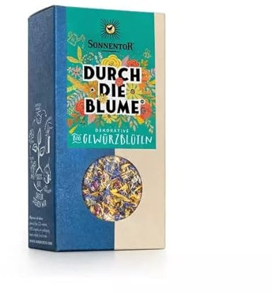 Sonnentor Durch die Blume Dekorative Gewürzblüten 7g - Verzaubert Dein Mahl in einen Augenschmaus