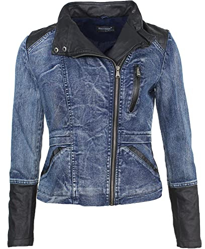 Sotala Damen Jeans Jeansjacke Jacke Übergangsjacke Kurze Denim Stretch Damenjacke