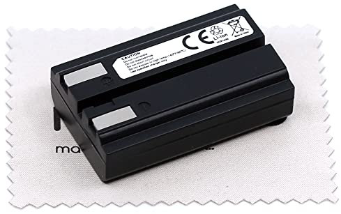 Batterie de Rechange pour Nikon Coolpix 775, 880, 885, 995, 4300, 4500, 4800, 5000, 5400, 5700, 8700, Konica Minolta Dimage A200 (Remplace en-EL1 / NP-800) avec Chiffon de Nettoyage d'écran mungoo