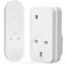 SURNICE Remote Control Plug Socket, 13A/3000W Wireless Remote Light Switch, 40m/130ft Long Range for Household Appliances, 1 Pack Socket and 1 Remote