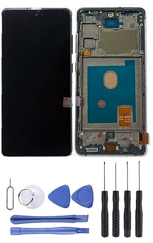 Visiodirect Ecran Complet Compatible avec Samsung Galaxy S20 FE SM-G780F Blanc vitre Tactile + Ecran LCD sur Chassis + Kit Outils