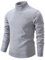 HANXIULIN Strickjacke Männer Herren Herbst Casual Langarm Pullover Rundhals Unterlage Strickpullover Strickset (Grey, XXXL)