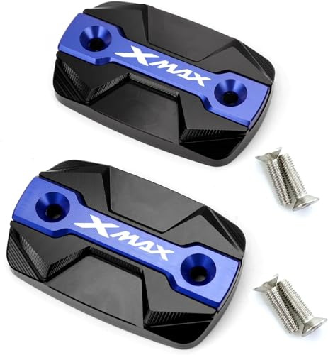 ZESIDIMO Bouchons de réservoir d'huile de frein pour moto accessoires pour Yamaha XMAX 125 250 300 X-MAX XMAX250 XMAX300 XMAX125 2018-2024 (Bleu)