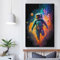 Lost in Space Vintage-Wanddekoration, Poster, Haus, Ölgemälde, Boho, rustikal, Wandposter für Schlafzimmer, Wohnzimmer, Dekoration, 20 x 30 cm