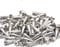 EVAYangSG 40pcs Spikes Studs,Metal Cone Spikes Rivet,Studs for Clothing,Punk Rivets for DIY Leather Craft Bag,Shoe,Leather Clothes,Necklace Decoration