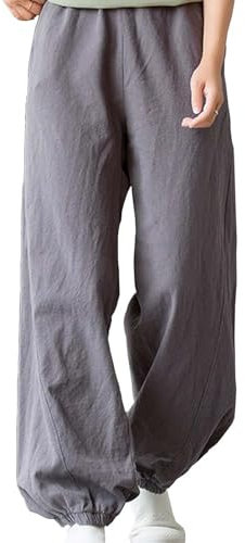 Generisch Tai-Chi-Hosen Confortable Kampfkunst Tai Chi Trainingshosen für Kampfsport Taiji Kung Fu Wushu Yoga Unisex Damen Herren Freizeithose,B,XXL
