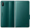 CASBST for iPhone X, iPhone XS Case, Kickstand Flip Leather Wallet Book Case with Card Slots Shockproof Magnetic Closure Protective Phone Case Cover Compatible with iPhone X/XS - Green