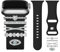 5ST Charms mit Armband Kompatibel für Apple Watch Armband 42mm 44mm 45mm 49mm, Metall Dekorative Glitzer Schmuck für iWatch Series SE 9 8 7 6 5 4 3 Ultra Damen (inklusive Armband)