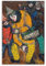 KOOHTAA Marc Chagall Clown À La Corbeille Kunstposter, Gemälde, Druck, Fotokunst, Malerei, Leinwand, Poster, Zuhause, moderne Dekoration, Poster, 20 x 30 cm
