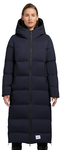 khujo Damen Wintermantel warmer Steppmantel lang mit Kapuze Larea3-YM XS-XXL