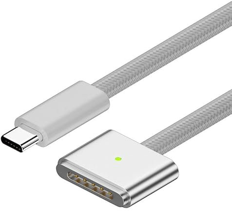 WIKIPARTS 140W 2 Meter USB-C to Mag-Safe 3 Fast Charging Cable, Compatible with Mac Pro/Air 2021-2022 & Later Models (M1, M2, M3 14-16inch)