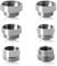 6 Pcs Faucet Adapter Kit, Durable Tap Aerator for Kitchen Sink, Tap Aerator 6 Sizes for Connecting Garden Hose, Sink Sprayers, Water Filters