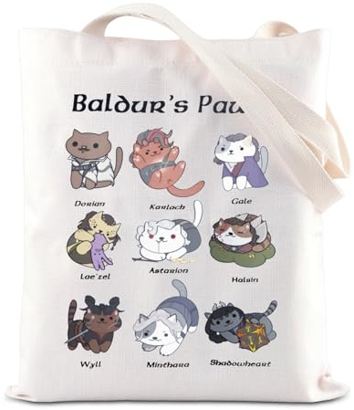 BG3 - Borsa a tracolla ispirata a Baldur's Paw BG3, idea regalo per gli amanti dell'astarione, regalo per gli amanti dei giochi