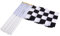 Bandiera a scacchi, bandiera a quadri su bastone | Hand Stick Flag Dracle - 10 bastone a mano Facior bastone bianco e nero, banner con top