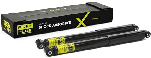RIDEX PLUS 854S19324P 2x Stoßdämpfer Stossdämpfer Gasdruck Hinten Kompatibel mit VW Amarok Pickup 2HA, 2HB, S1B, S6B, S7A, S7B 2H0513029F 2H0513029G 2H0513029H