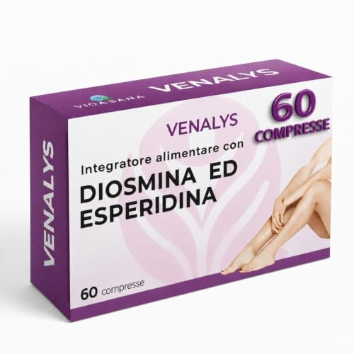 Diosmina ed Esperidina - Ippocastano, Meliloto e Vitamina C - Integratore alimentare - 60 compresse