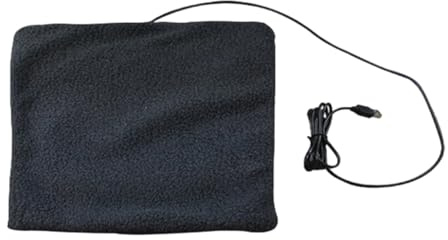 kaiop Heizkissen Für Hunde | USB wasserdichte Plüsch Bettwärmer | 25x25 cm Mit Intelligenter Thermostatsteuerung rutschfest Wasserdicht Welpen Heizmatte,Für Welpen Und Katzen, Mittelgroße Und Große