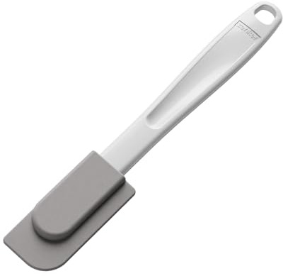 Zenker Silikon Teigschaber Pure Elegance – 21 cm, Ergonomischer Griff, Hitzebeständig bis 230°C, Spülmaschinengeeignet, zum Glattstreichen und Ausschaben von Teig Creme und Co., Designed in Germany