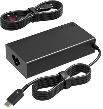 HSXIRQA 140W USB C Laptop Charger Compatible with Lenovo Legion 9 16IRX9 16IRX8 ThinkPad X1 ThinkBook 16 14p IdeaPad Pro 5 Yoga Slim 7 9 Slim Pro 7 9 Yoga 7i 9i 2 in 1 Power Adapter