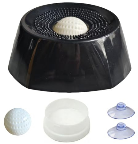 JEHANOIRY Slow Feeder Dog Bowl for Liquid Treat, Dog Lick Bowl with Anti-Slip Mat, No-Spill Dog Lick Ball Lick Toy for Bone Broth & Calm Feeding
