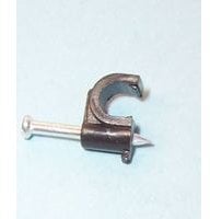 Cable-Tex Cable clips black 100 Pack for 3.5mm round cable