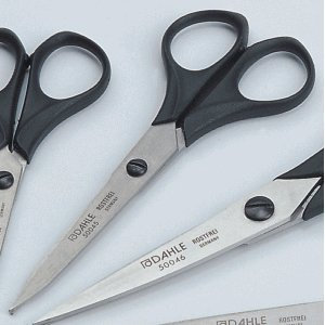 Dahle 5 x Papier-Schere 13cm schwarz