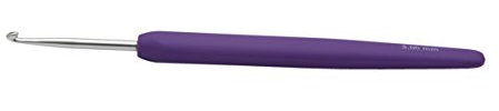 KNITPRO Waves Häkelnadel mit Softgriff, Aluminium, 3.0, 3.0