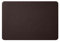 Eglooh - Herms - Schreibtischunterlage aus Leder Dunkel Braun cm 65x45 - Handwerkliche Nähte und abgerundeten Kanten - Made in Italy
