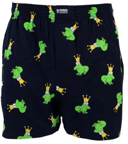Happy Shorts Webboxer Herren Boxer Motiv Boxershorts Farbwahl | Lockerer American-Style-Webboxer – auffällige Motive für Alltag, Freizeit und als originelle Geschenkidee.